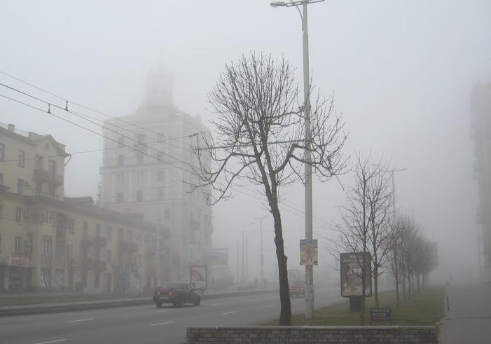 В останній день року прогнозують сильний туман у Запоріжжі