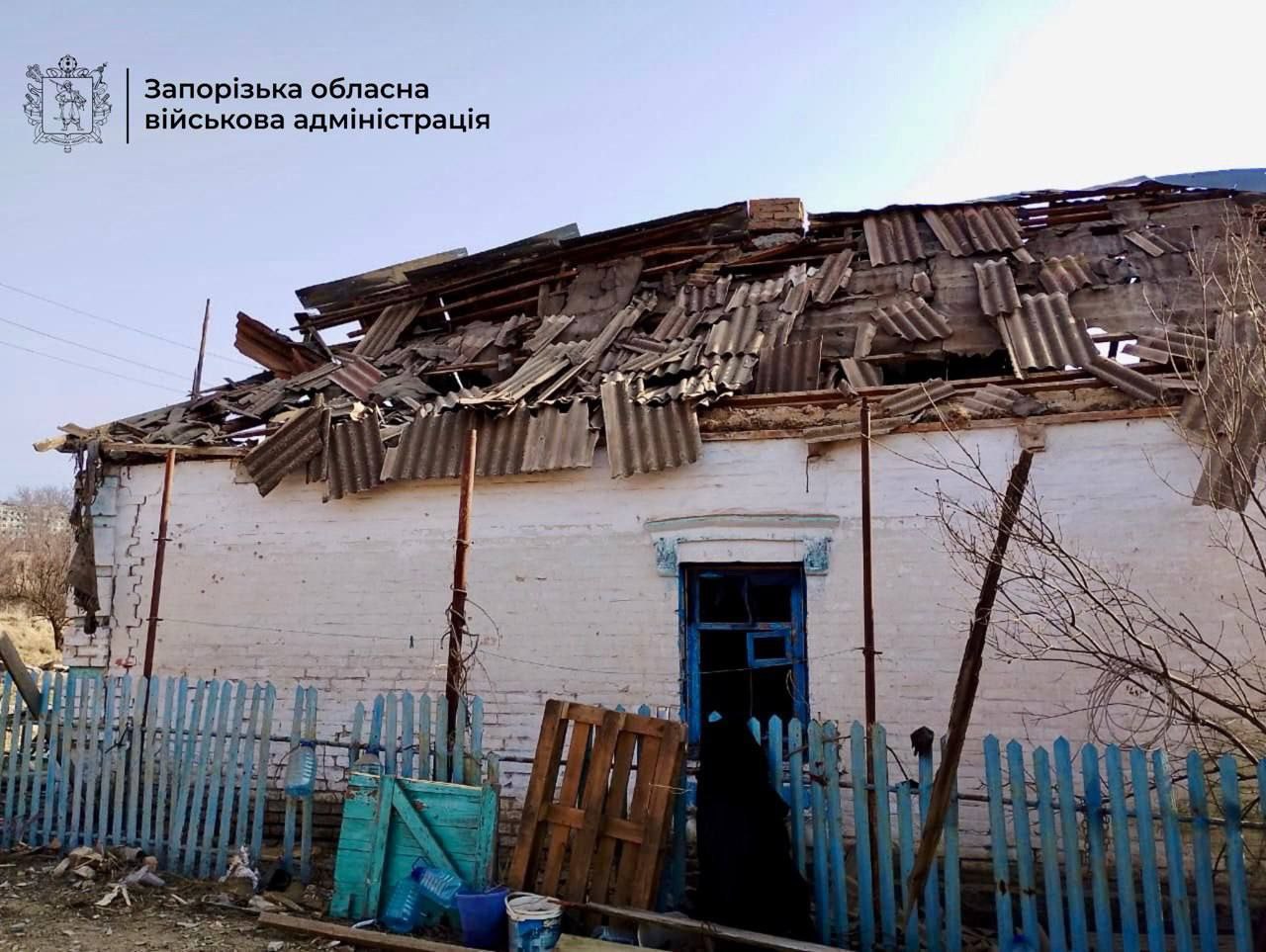 Росіяни з артилерії обстріляли Оріхів