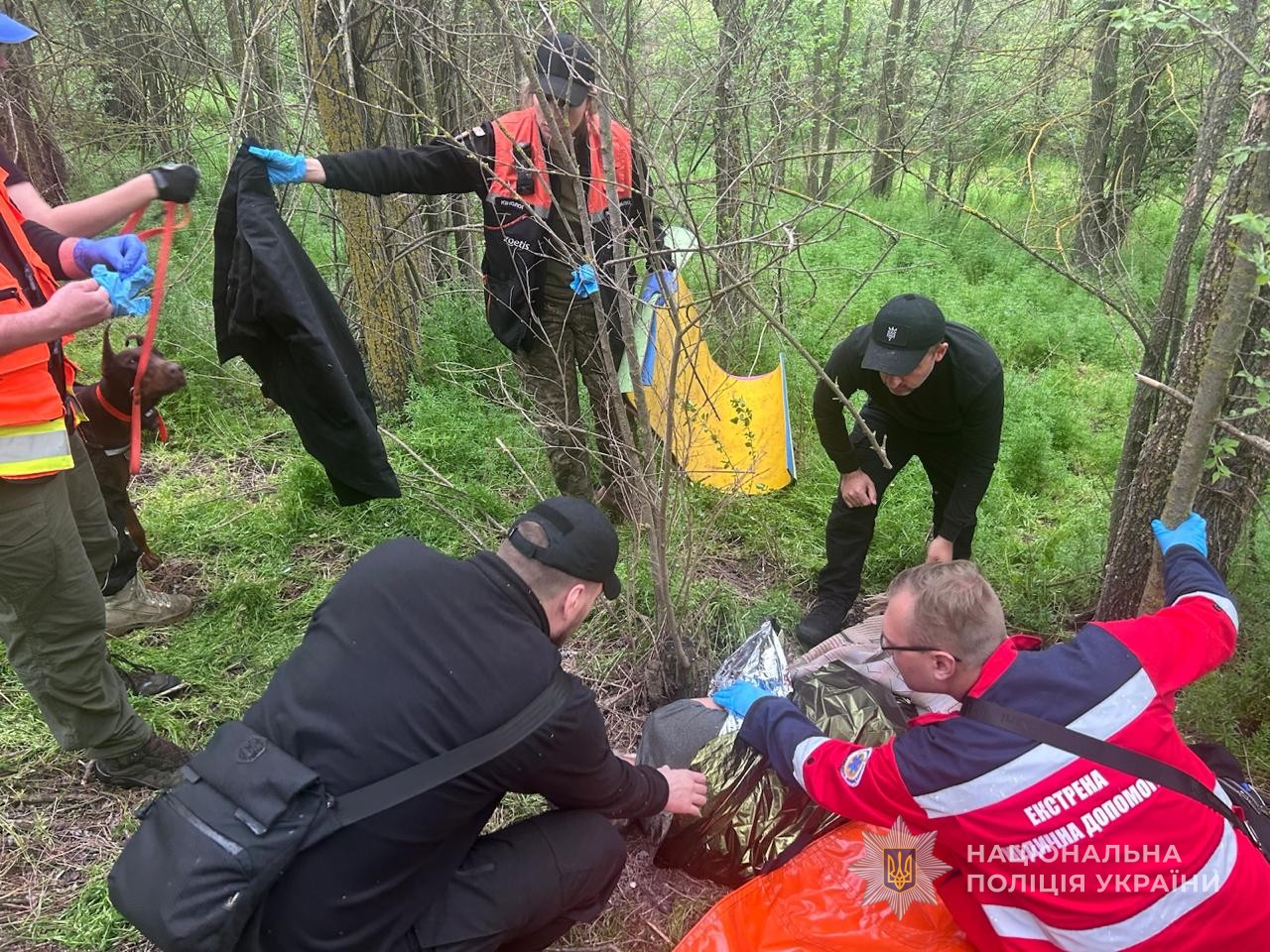 Знайшли у вкрай тяжкому стані: у Запорізькій області поліцейські разом із командою «Антарєс» розшукали зниклого пенсіонера