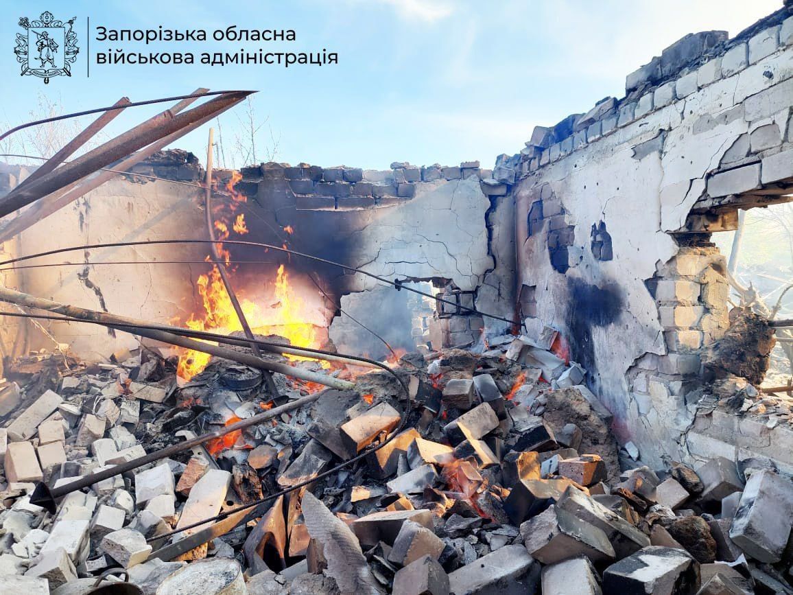 Били з артилерії та дронами: попри перемир’я окупанти завдають удари по Запорізькій області