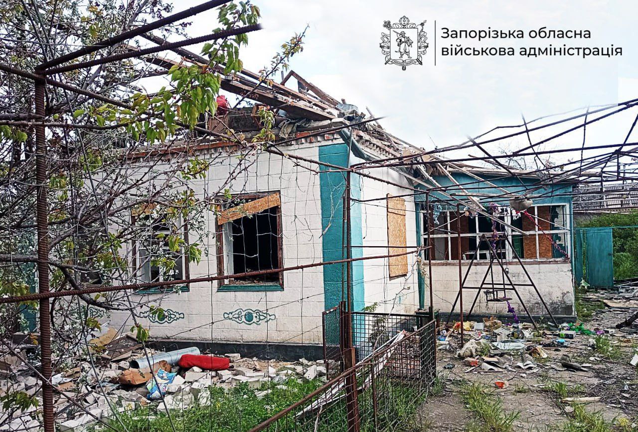 Внаслідок російських ударів по Запорізькій області поранення отримали двоє мирних мешканців