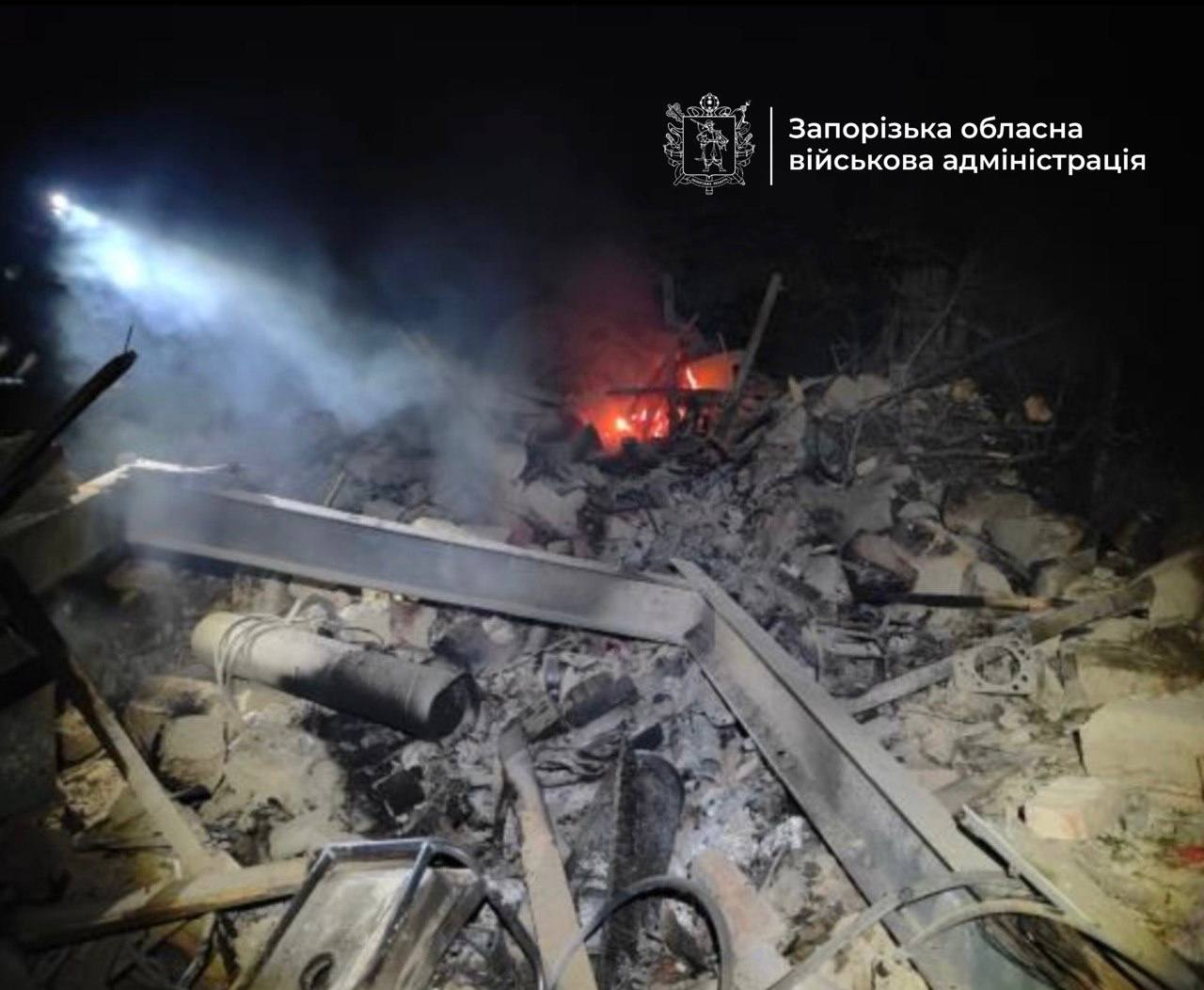Росіяни скинули КАБ на будинки в селі Пологівського району: одна дитина загинула, інша – в реанімації