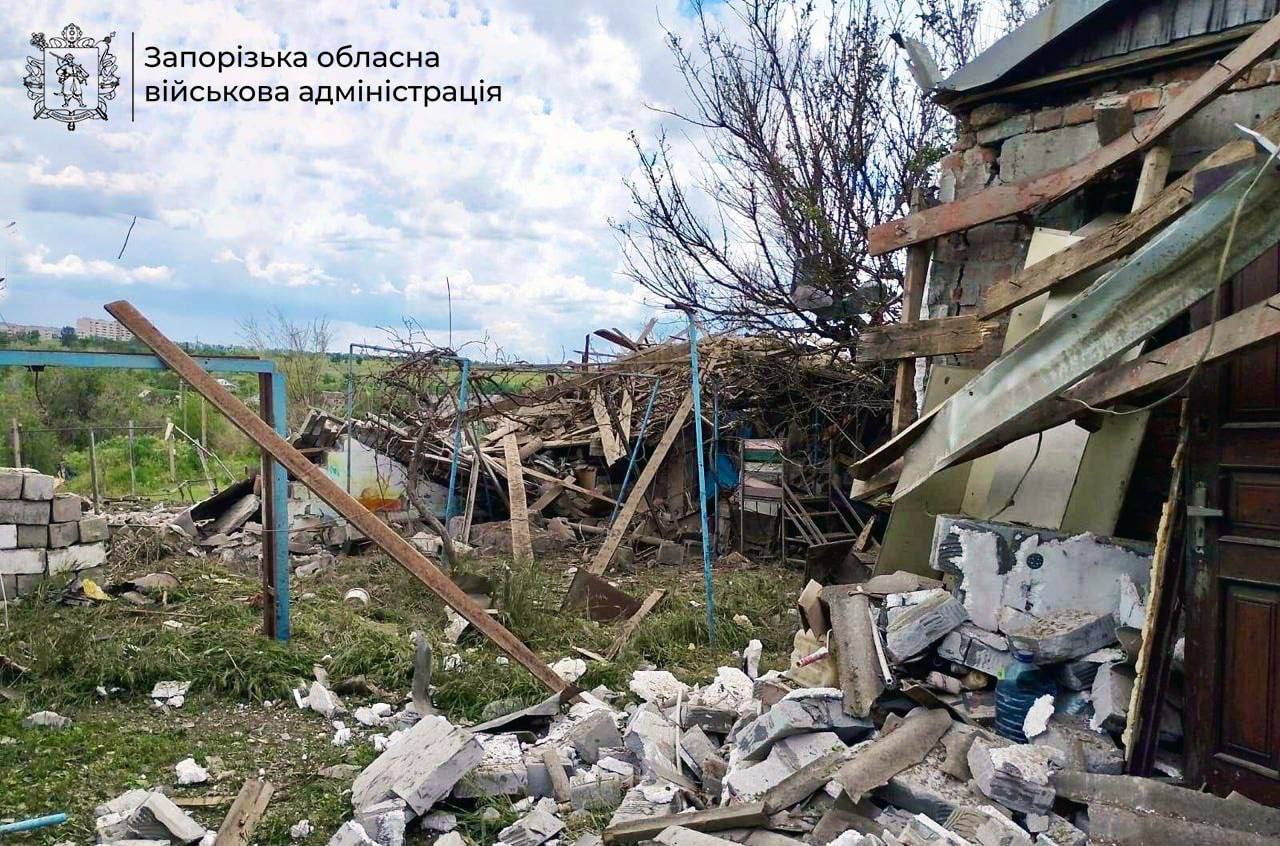 Росіяни вдарили по Оріхову та Малим Щербакам: ворог не припиняє завдавати удари по прифронтовим населеним пунктам Запорізької області