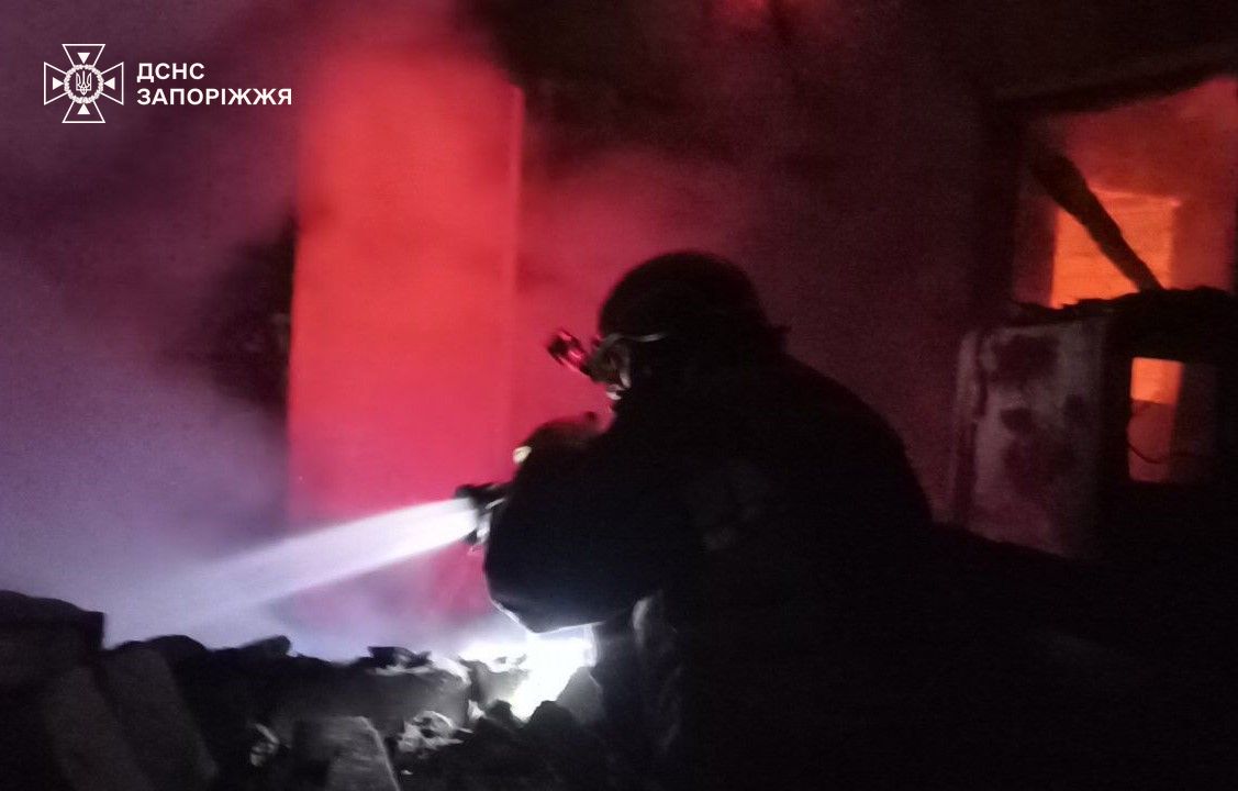 У Преображенці через російський обстріл сталася пожежа