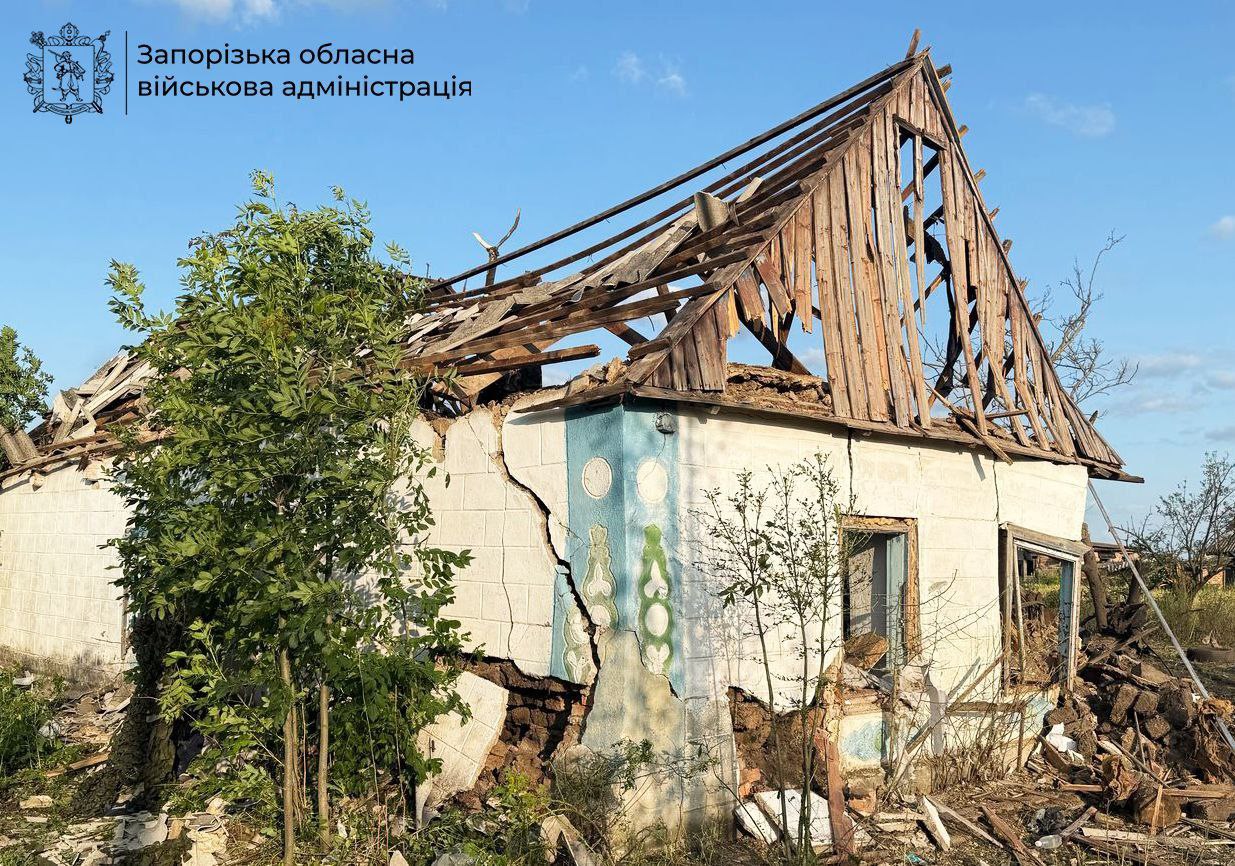 Поранено жінку: ворог завдав 532 удари по Запорізькій області