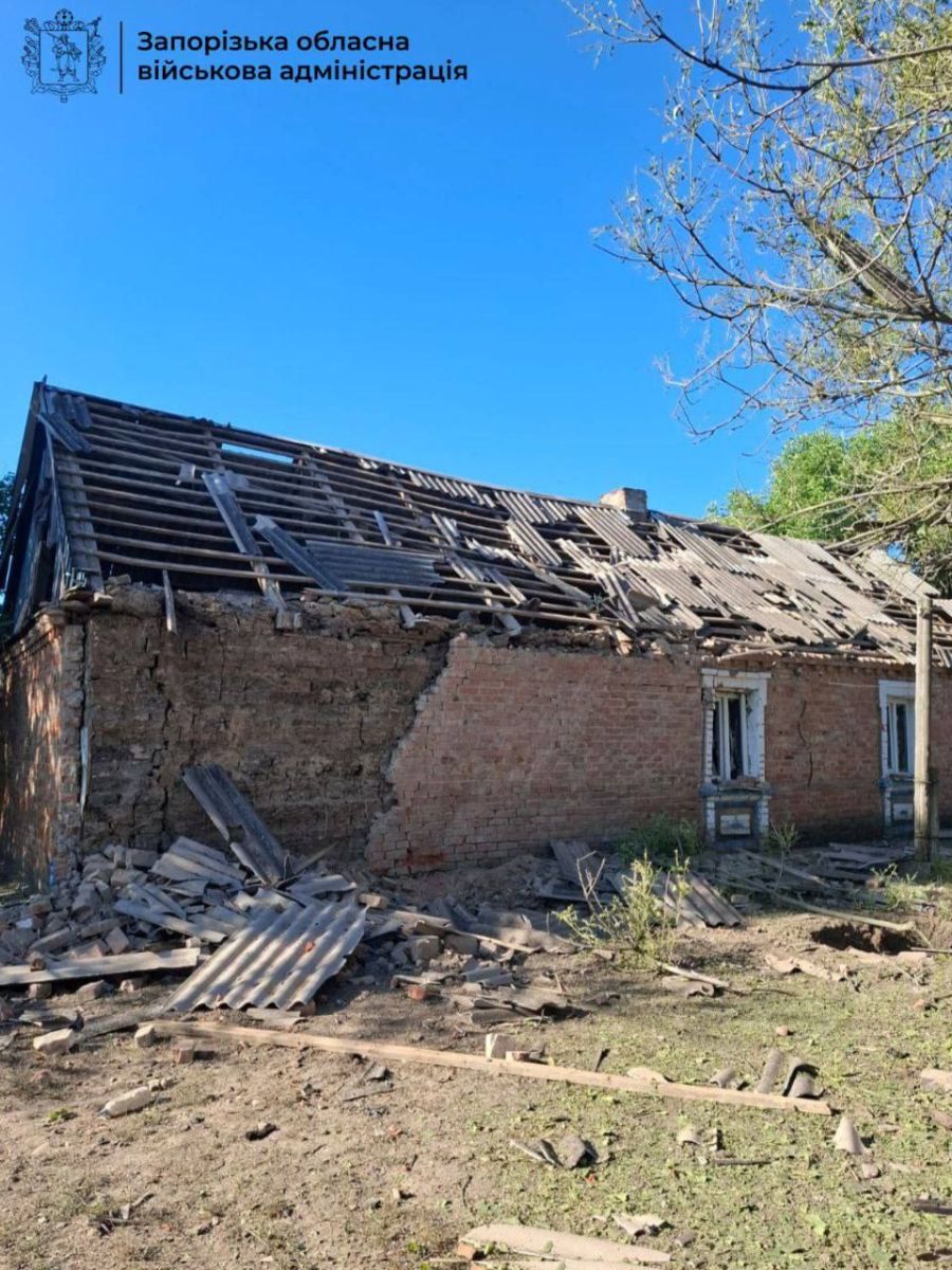 Поранено мирного мешканця: наслідки російських ударів по Запорізькій області