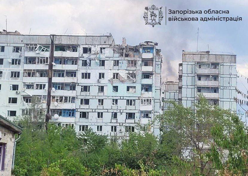 Десятки руйнувань спричинили 579 ударів росіян по Запорізькій області