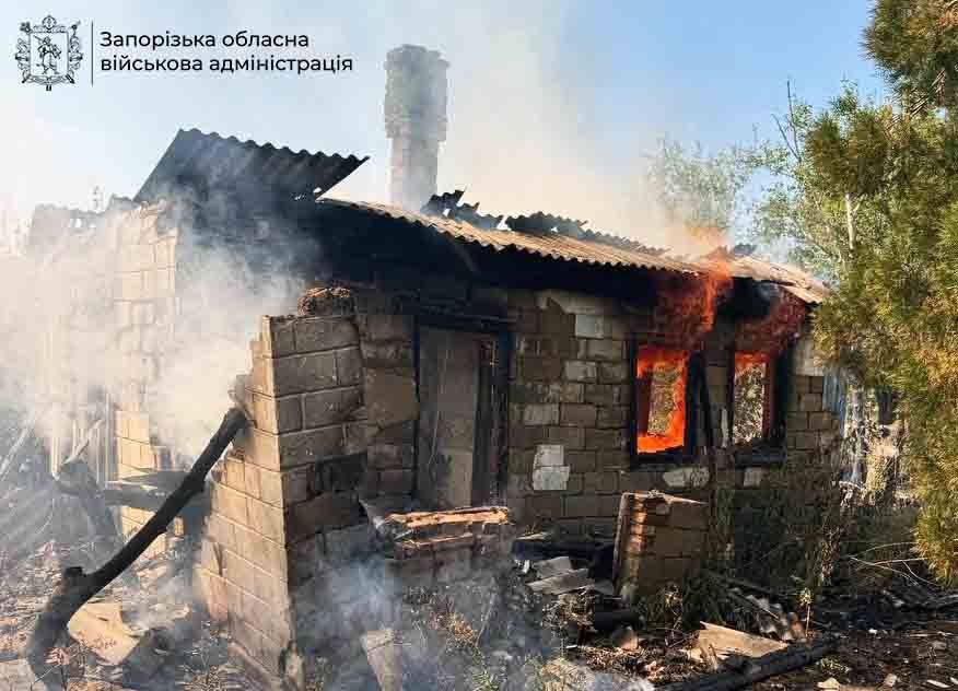 Росіяни атакували Оріхів безпілотниками та обстріляли з РСЗВ