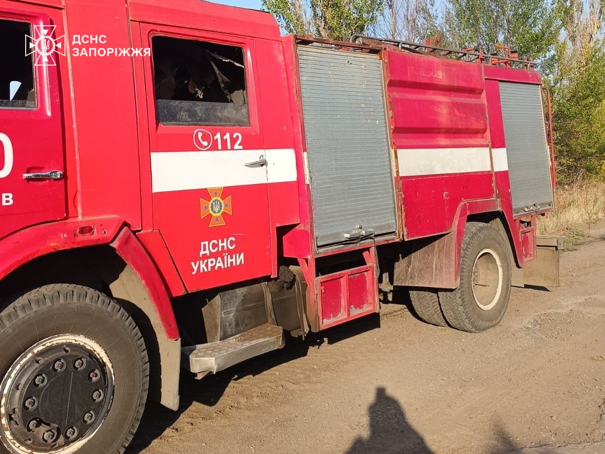 Російські загарбники атакували рятувальників у Пологівському районі, що їхали на виклик