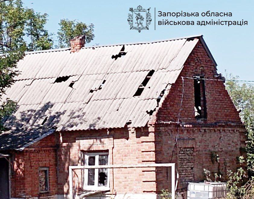 Росіяни масовано атакували дронами Запорізьку область