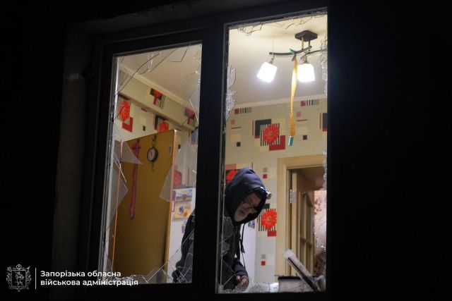 Ціллю була критична інфраструктура: ворог вночі вчергове атакував Запоріжжя