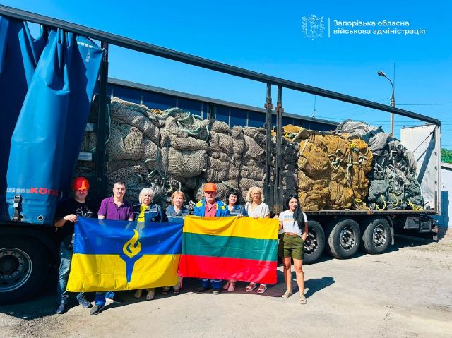 Сітки для захисту: Запоріжжя отримало допомогу від міжнародних партнерів