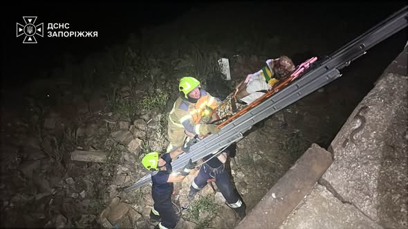 Впав з пірсу: у Запоріжжі рятувальники надали допомогу травмованому хлопцю