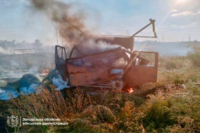 Полюють на цивільних: у Запорізькому районі російські FPV-дрони вбили двох людей і поранили ще двох
